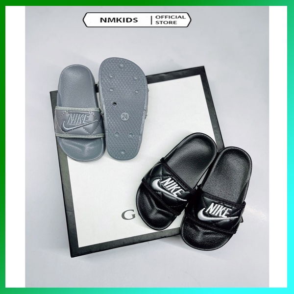 Dép _Nike nam nữ quai ngang đế cao su chống trơn trượt dành cho bé từ 4>7tuoi. Mẫu mới