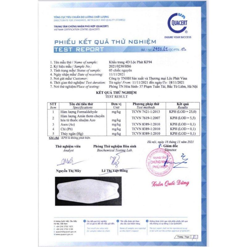 10 CÁI KHẨU TRANG KF94 KHÁNG KHUẨN LP MASK 0-3 TUỔI, 4-10 TUỔI CHUẨN Hàn QUỐC  LOẠI TỐT
