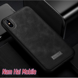 Ốp lưng Sulada vân da bò cho Iphone 6/7/8/X/XS max