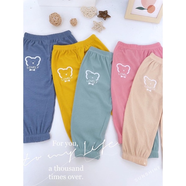 Quần cotton len tăm