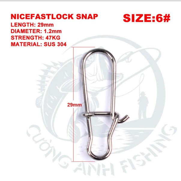 Khóa Lure Snap - Bộ Combo 10 chiếc Khóa Lure Snap Lure _ Chuyên Dùng Câu Lure