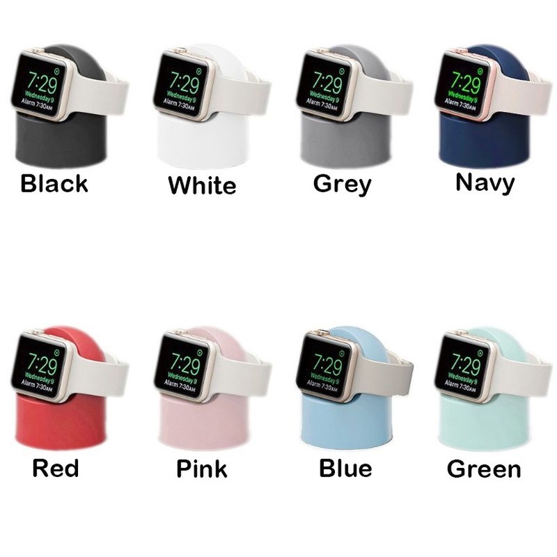 Đế sạc đồng hồ thông minh bằng silicon thích hợp cho Apple Watch