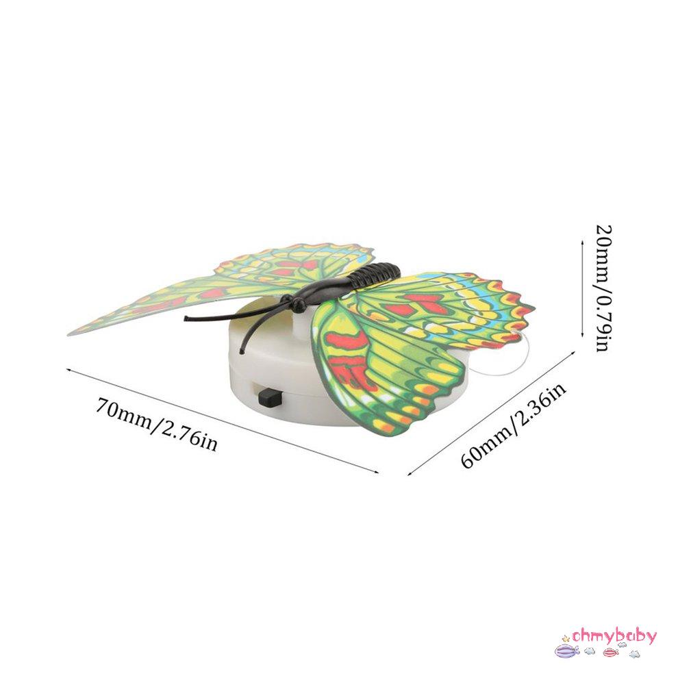 3D Bướm LED Ánh sáng thay đổi màu sắc ánh sáng ban đêm Trang trí nội thất Phòng Bàn làm việc Tường [8/3]
