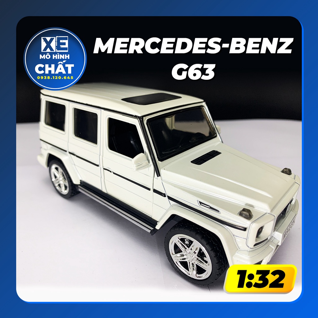 Xe mô hình bằng hợp kim loại Mercedes-Benz G63 tỉ lệ 1:24