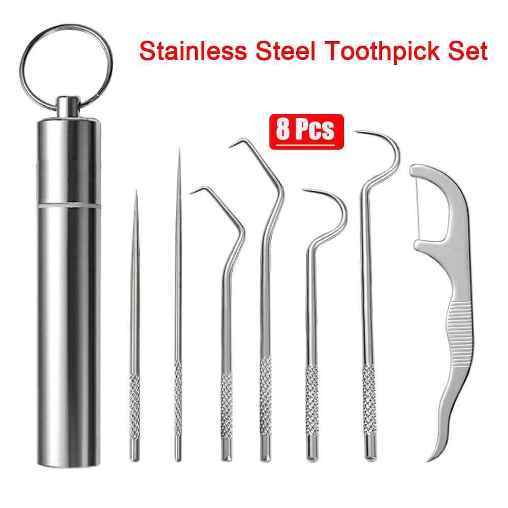Dụng Cụ Móc Inox Làm Sạch Răng Miệng SOFTNESS