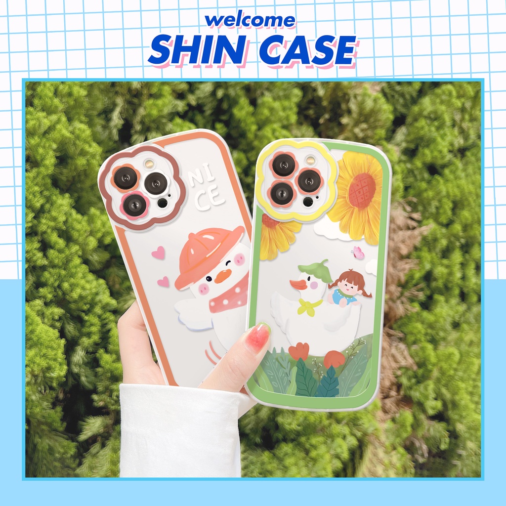Ốp lưng iphone camera hoa flower duck 6/6plus/6s/6splus/7/7plus/8/8plus/x/xs/11/12/13/14/pro/max/promax/plus/shin/case