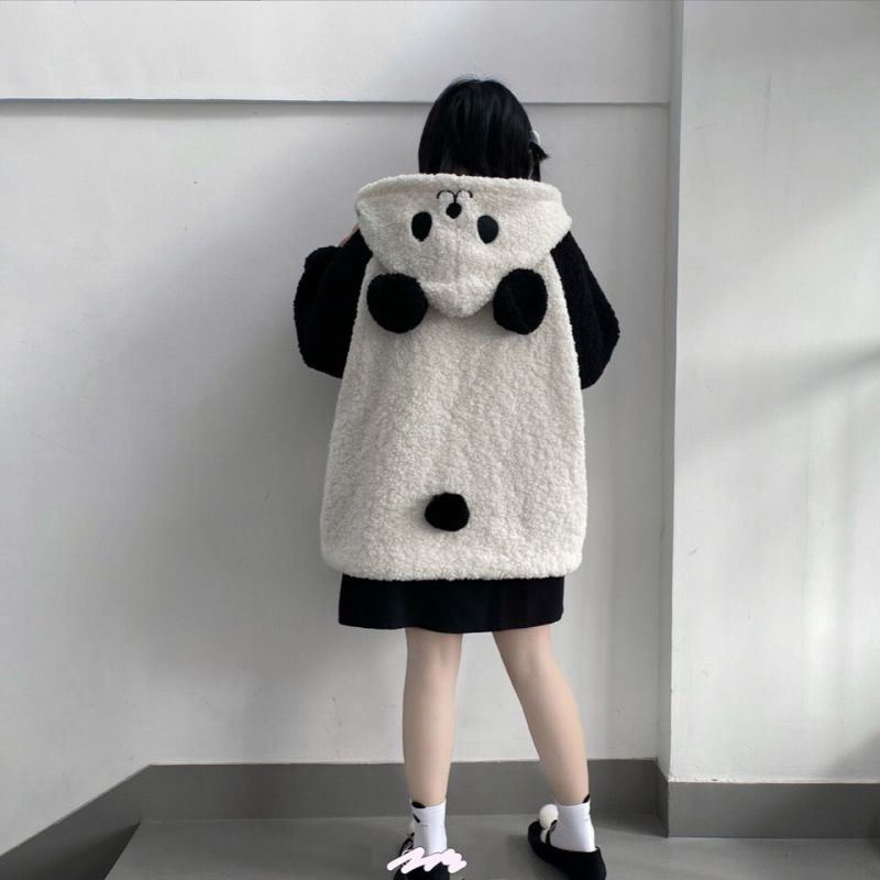 Áo khoác gấu trúc siuu đáng iu