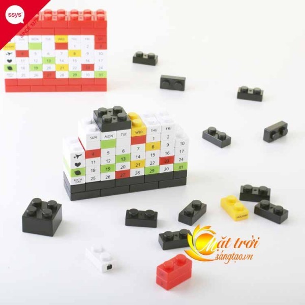 Lịch để bàn lắp ghép LEGO