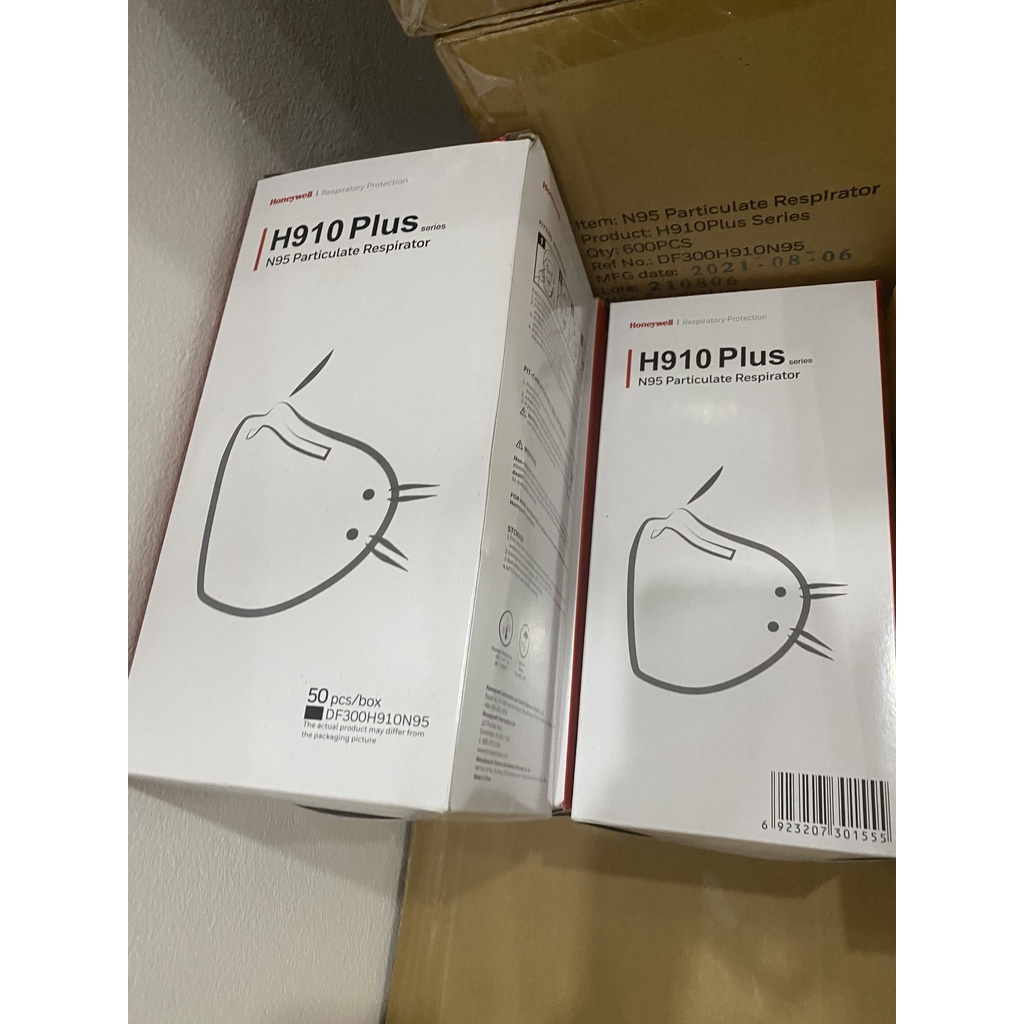 Khẩu trang N95 Honeywell H910 Plus kháng khuẩn, chống bụi mịn, 4 lớp