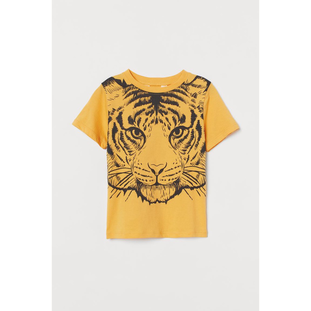 Áo phông ngắn tay hổ vàng HM H&amp;M _hàng chính hãng authentic