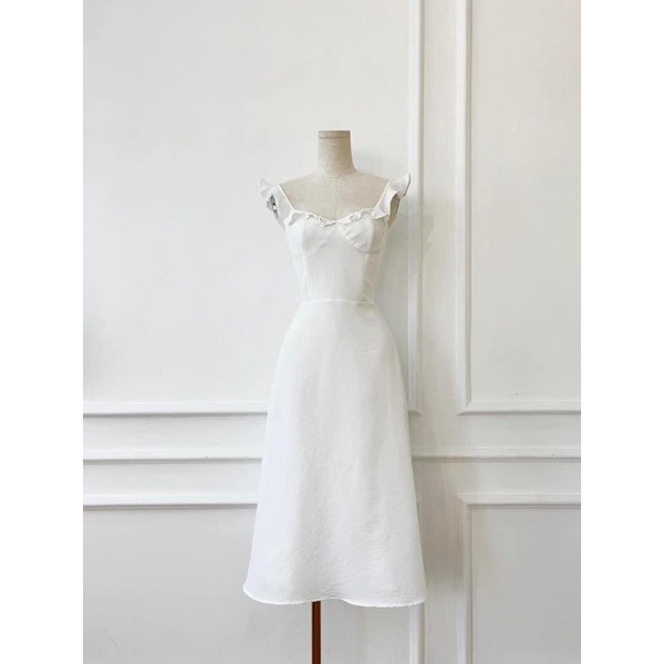 Đầm xoè 2 dây bèo