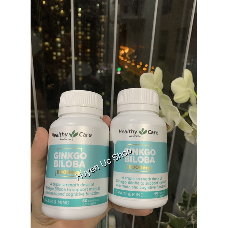 Bổ não Ginkgo Biloba Healthy Care 2000mg - 6000mg