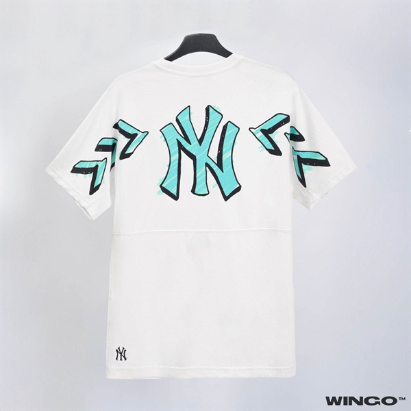 Thin Ball Back Logo White T Shirt