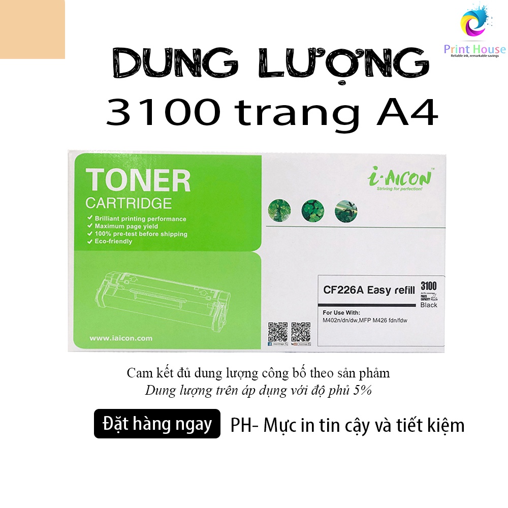 Hộp mực Cartridge 26A  dùng cho máy in HP CANON