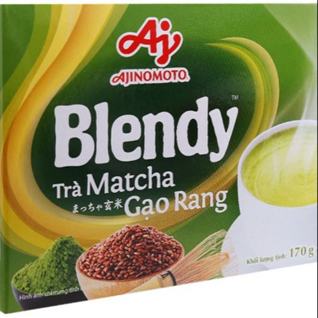 Trà matcha gạo rang Blendy 170g (10 gói)

￼