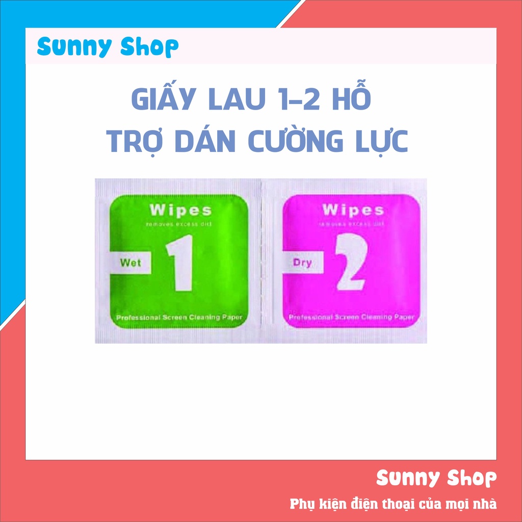 Giấy Lau 1 2 Cho Kính Cường Lực ip 5/5s/6/6s/7/7plus/8/8plus/plus/x/xr/xs/11/12/pro/max