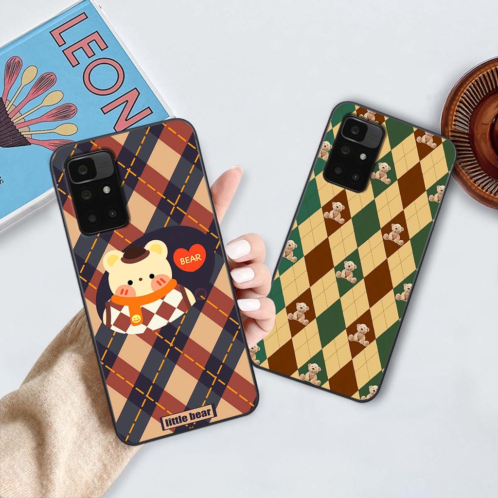 Ốp Xiaomi Redmi 10 họa tiết hoa, gấu thời trang, ốp dẻo bền đẹp