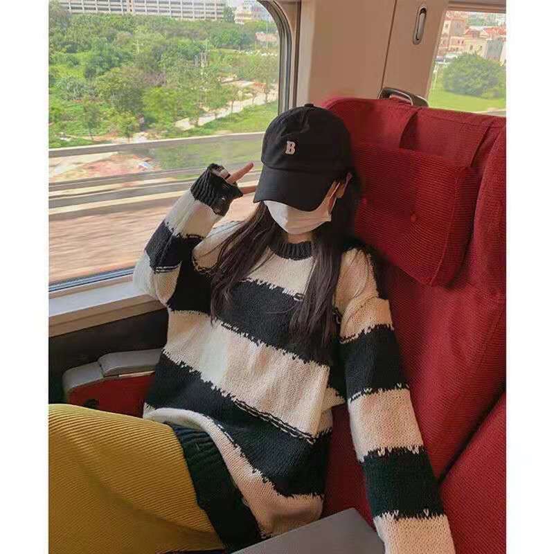 Áo len RÁCH nữ form rộng ulzzang phong cách Hàn quốc | BigBuy360 - bigbuy360.vn