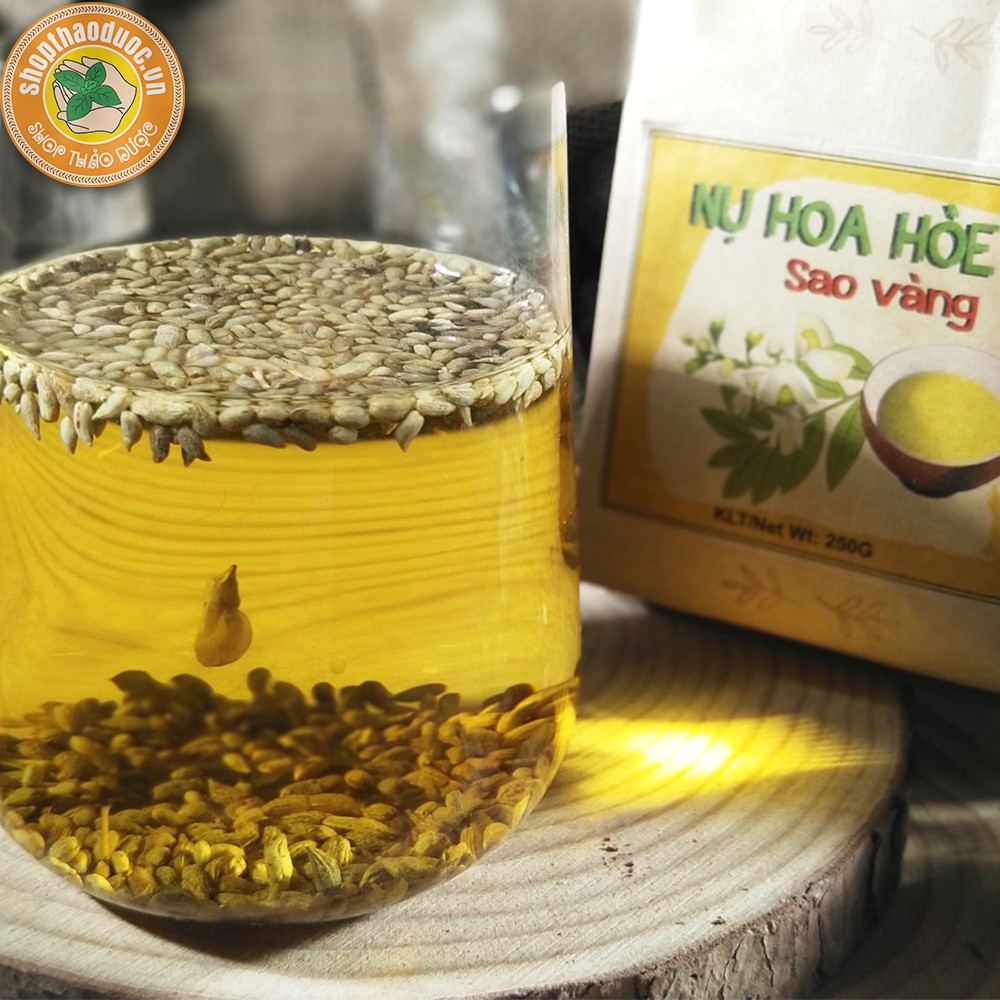 Trà hoa hòe khô đã sao vàng - Tốt cho huyết áp cao, giúp an thần dễ ngủ - Quà tặng cho người cao tuổi