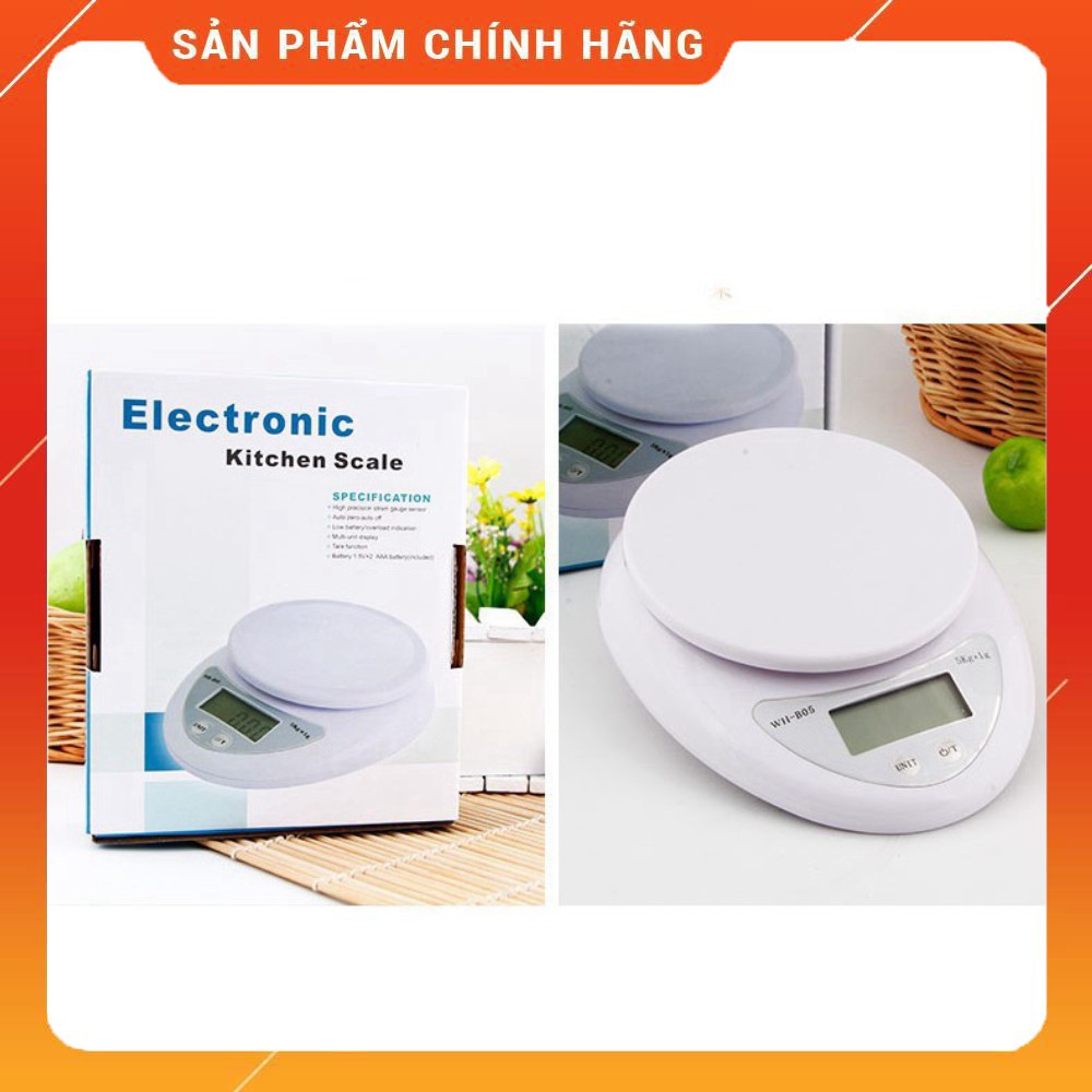 (hàng hót)Cân Tiểu Ly 5 Kg Electronic Kitchen Scale – cân thực phẩm gia vị nhà bếp tiện dụng