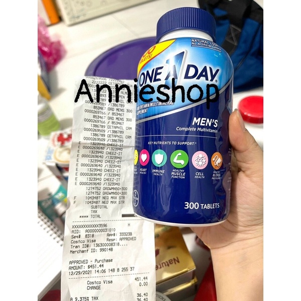 Viên Uống One A Day Men'S. Lọ 300 Viên ( Dành Cho Nam )2024