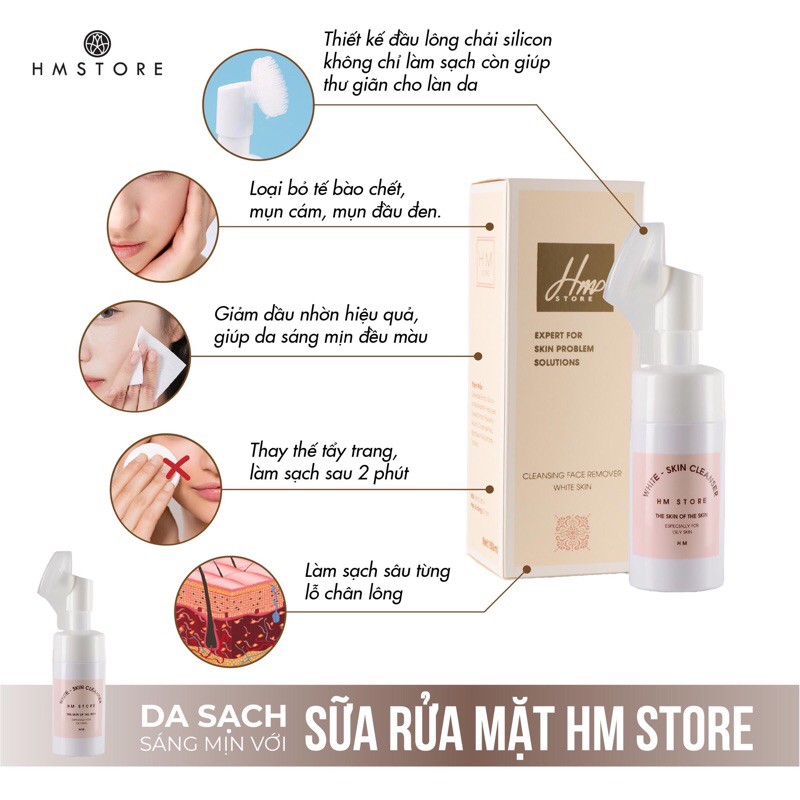 sữa rửa mặt Hmstore