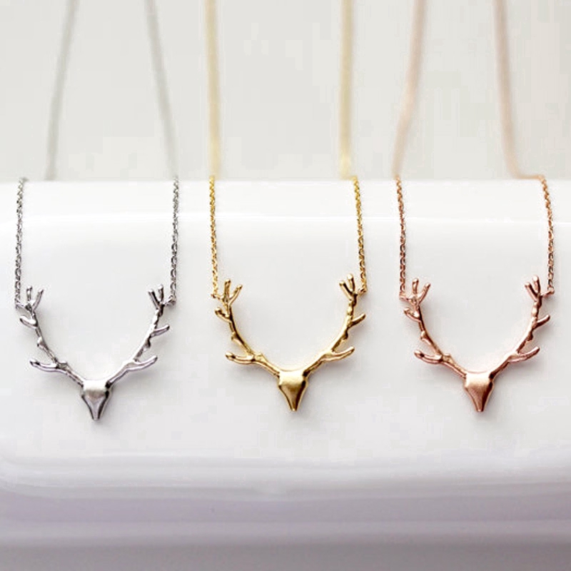 Dây chuyền sừng hươu nhỏ đơn giản thanh lịch