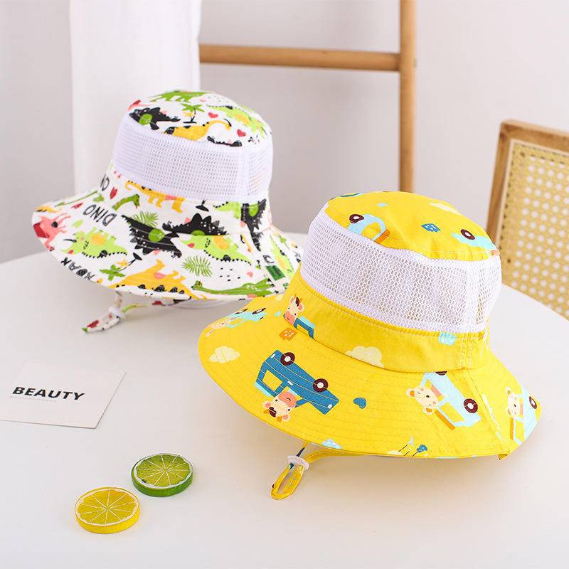 Nón Tai Bèo Phối Lưới Mỏng Thoáng Khí Thời Trang Mùa Hè Xinh Xắn Cho Bé