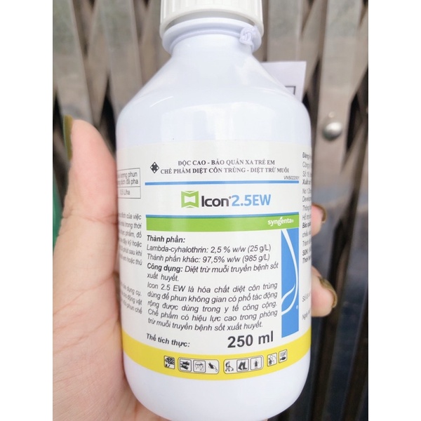 ICON 2.5EW - 250ml / diệt côn trùng gây hại  ''