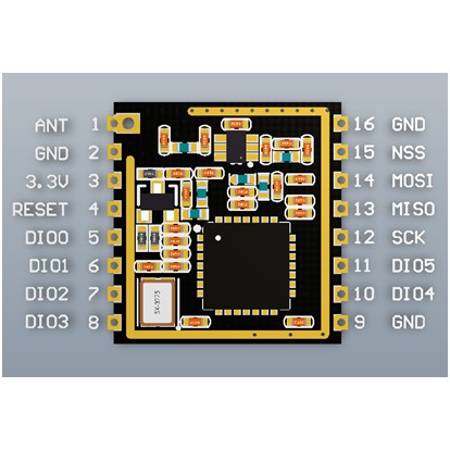 Mạch Thu Phát RF Lora SX1278 433Mhz Ra-01 10km