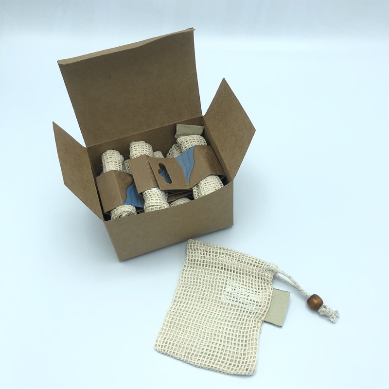 Set 10 Túi Lưới Có Dây Rút Đựng Xà Phòng Tẩy Tế Bào Chết Tiện Dụng