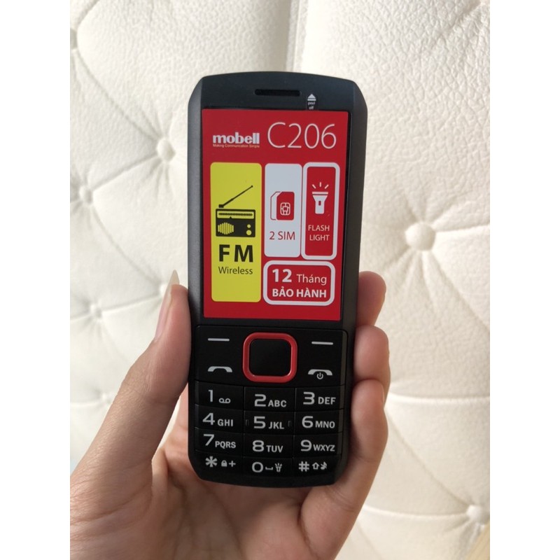 ( XẢ LỖ 50 MÁY ) ĐIỆN THOẠI MỚI CHÍNH HÃNG MOBELL C206 có ghi âm cuộc gọi