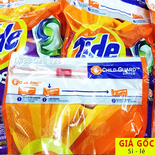 [Loại 42 Viên] Viên Giặt Tide Pods 3 In 1 loại 42 viên - MẪU MỚI