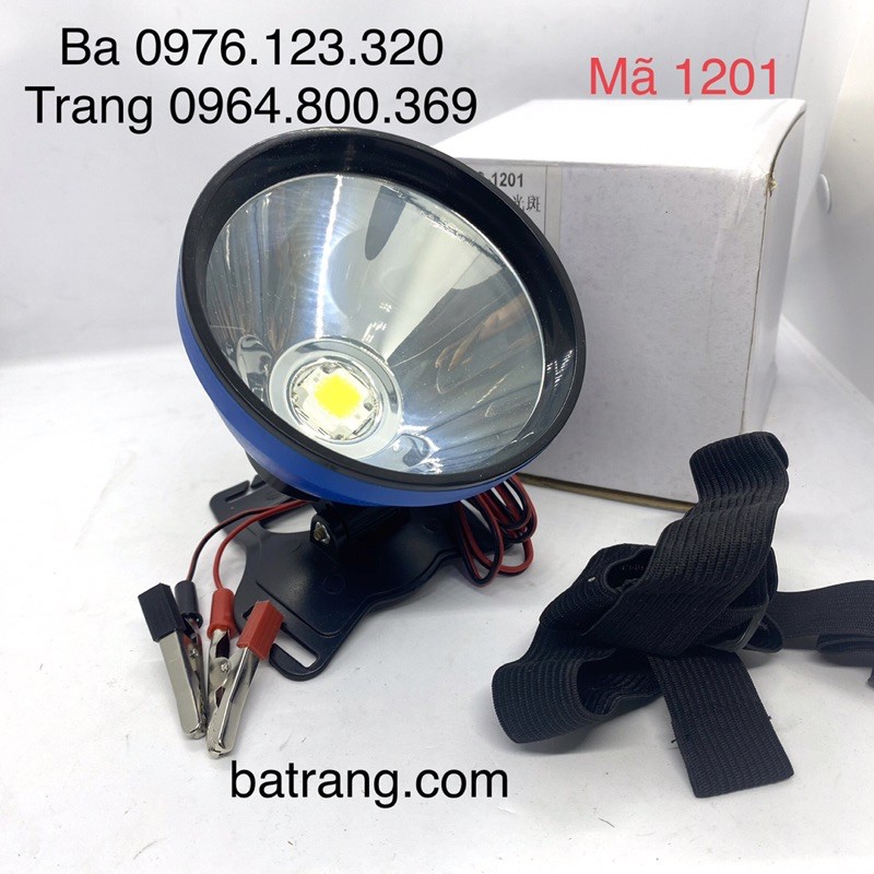 Đèn kẹp bình ác quy 12V 500W sáng rộng Đèn pin siêu sáng