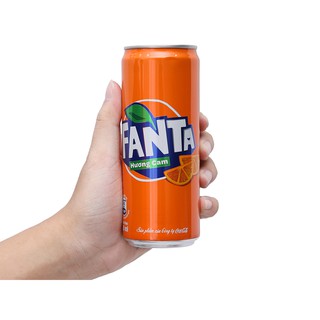 Fanta lon cam Thùng 24 lon x 330ml