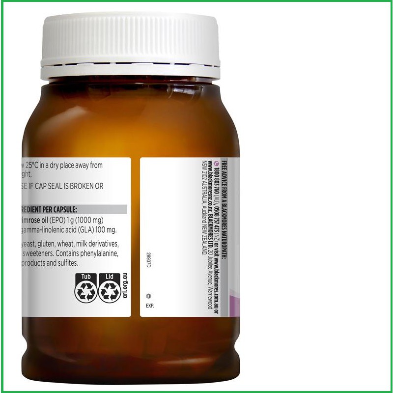 Tinh Dầu Hoa Anh Thảo - Blackmores Evening Primrose Oil - ÚC - (190 viên) | BigBuy360 - bigbuy360.vn