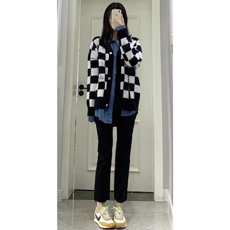 Quần jeans ống đứng đen ba soai | BigBuy360 - bigbuy360.vn