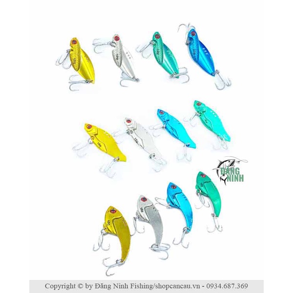 Mồi lure cá sắt Orichi / Fishen / Cicada - Phản quang