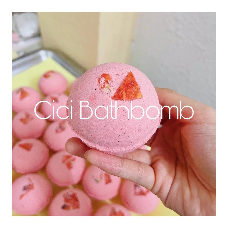 Bom tắm Dưa Hấu ( Watermelon Bath Bomb )