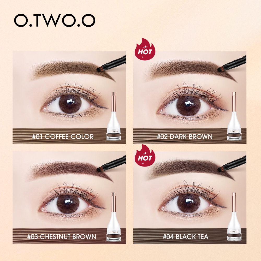 Mascara Chuốt Lông Mày Lâu Trôi Không Thấm Nước 4 Màu Sắc Chọn Lựa
