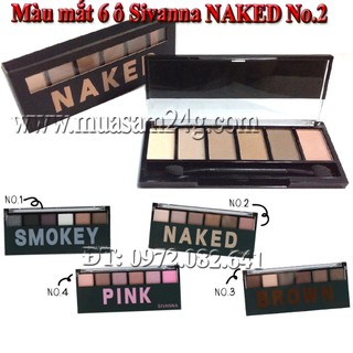 Set Mắt Sivanna 6 màu đẹp (có 4 tông)