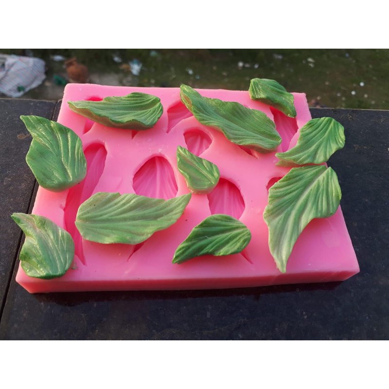 Khuôn Silicone Lá Hoa Loa Kèn