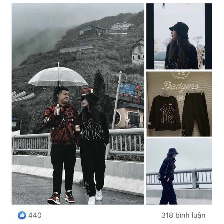 BÁN SỈ BỘ NYI ĐEN KÈM MŨ CHO NỮ