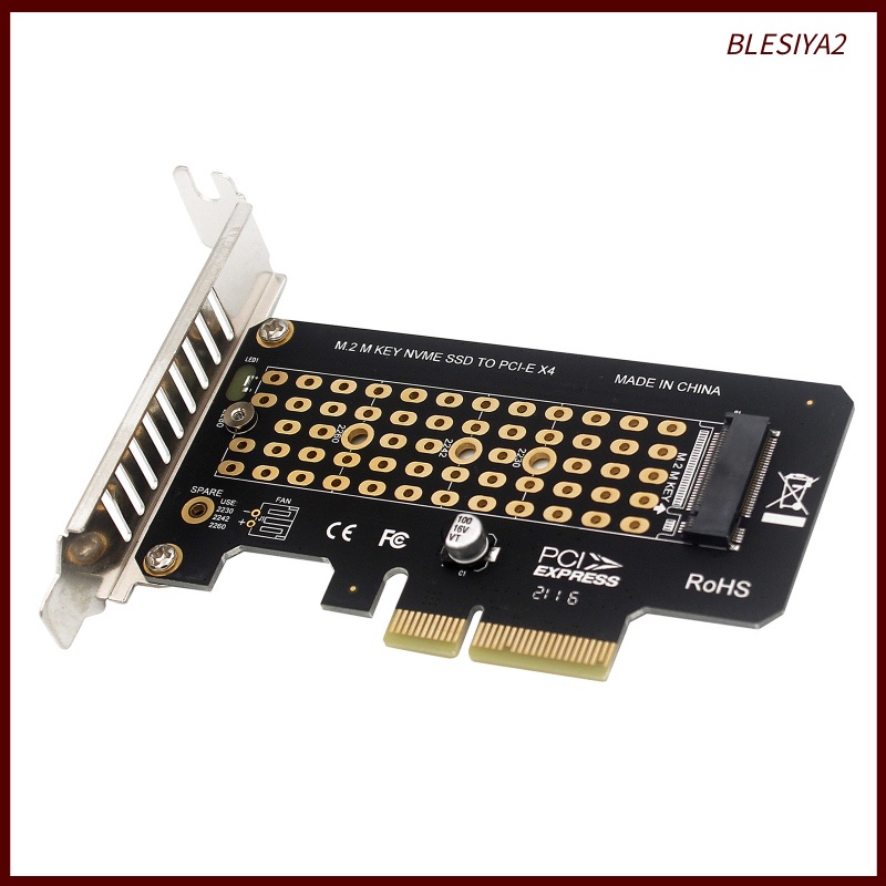 Bộ Chuyển Đổi PCI-E NVME M2 SATA PCI-E Hỗ Trợ Thẻ Mkey NVME SSD