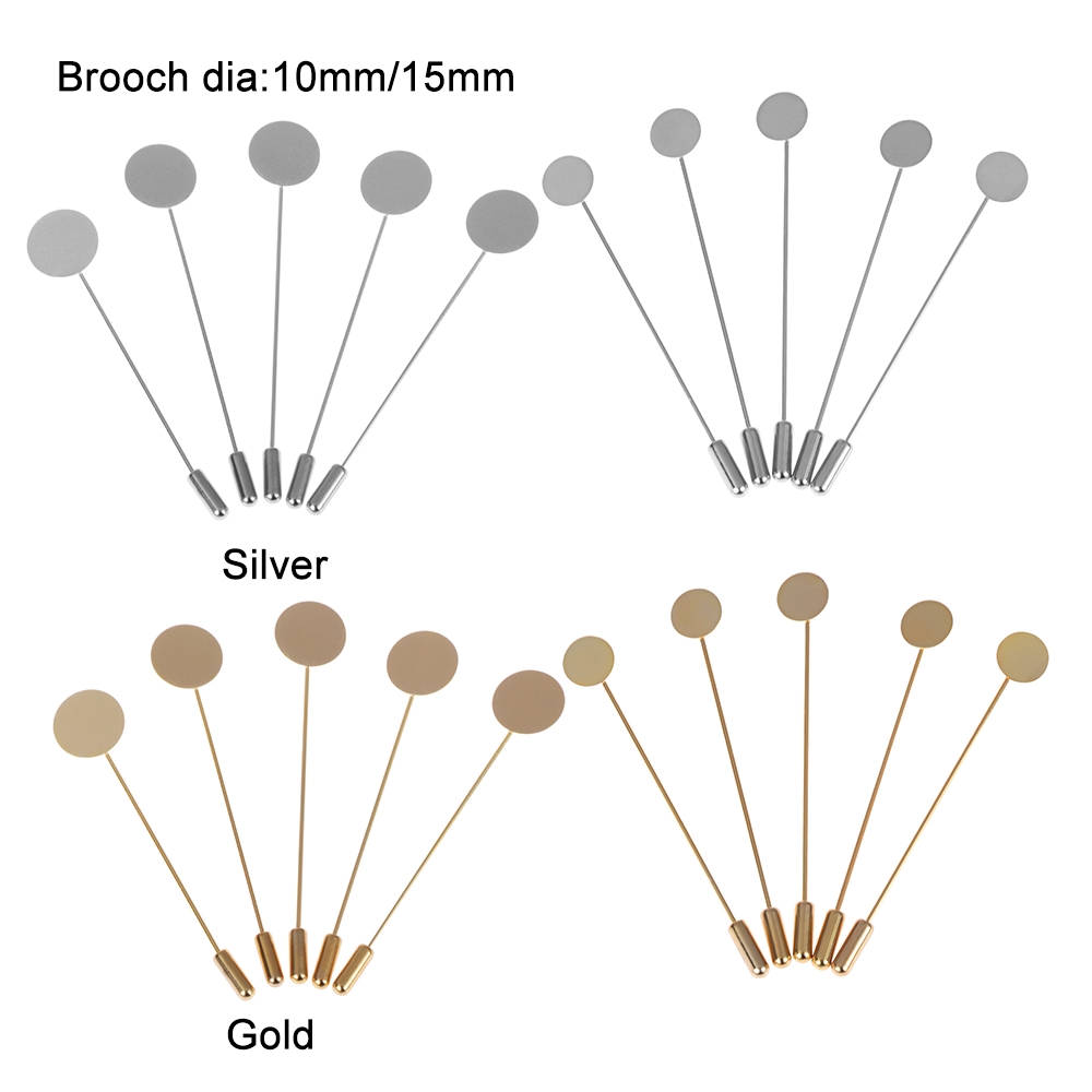 Set 10 ghim cài áo chuyên dùng làm đồ trang sức DIY