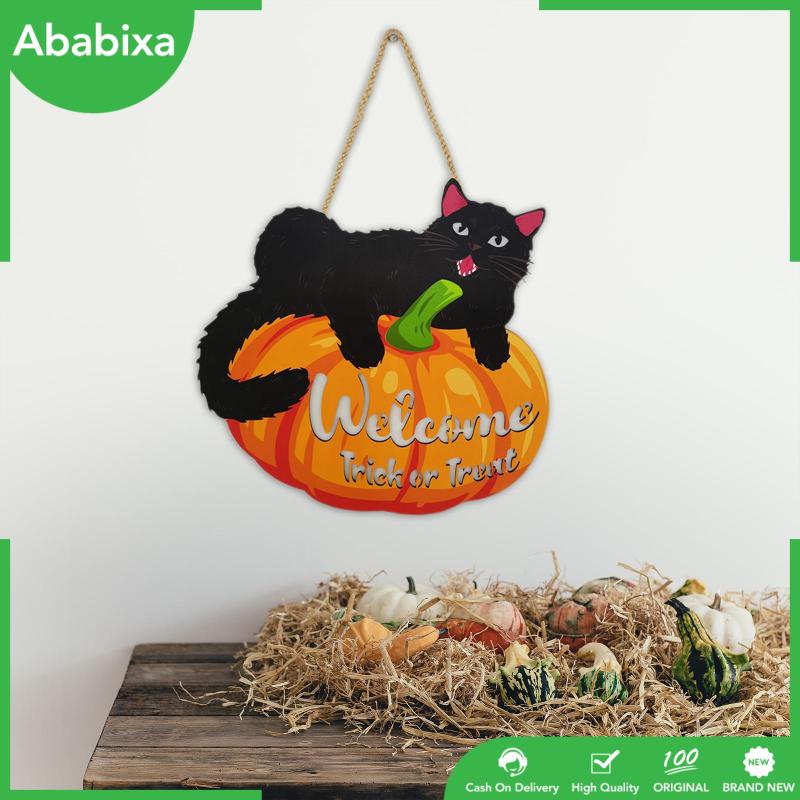 Bảng Gỗ Treo Trang Trí Chủ Đề Halloween Độc Đáo