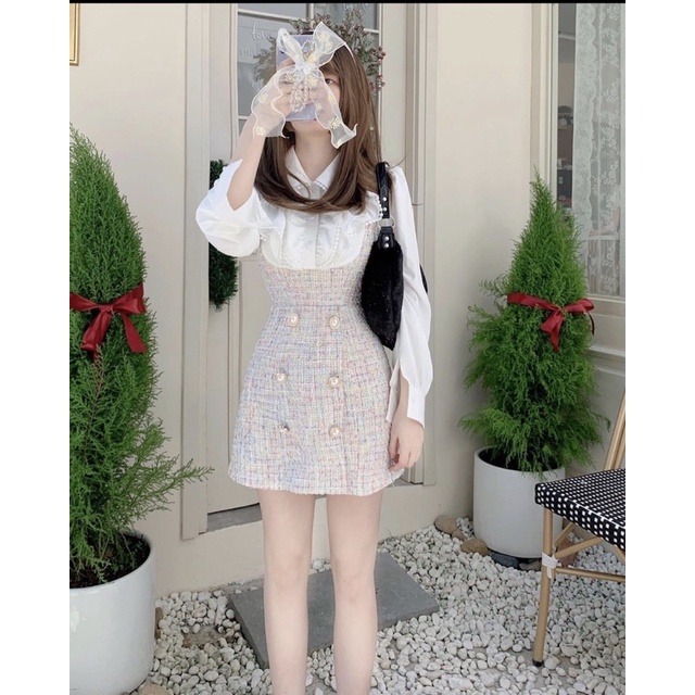 Pass váy theseven.december dear santa dress