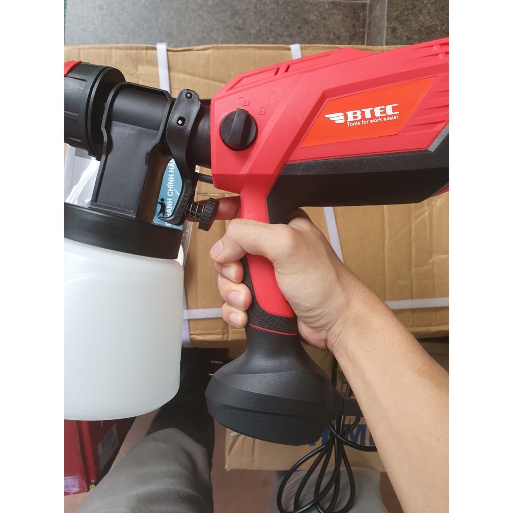 Máy phun sơn 600W Btec BT27-800 - Hàng chính hãng, bảo hành 4 tháng