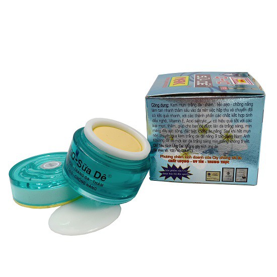 Kem Ngừa Mụn Thâm Liền Sẹo Trắng Da Q10 Sữa Dê 12g | BigBuy360 - bigbuy360.vn