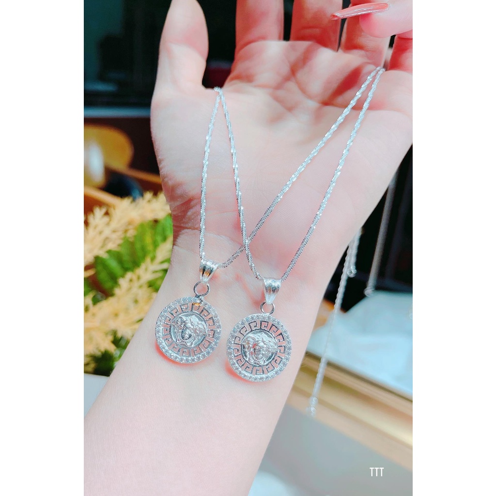 Dây chuyền nữ bạc Ý mặt VS cao cấp sang chảnh - Kho sỉ bạc Nhất Linh